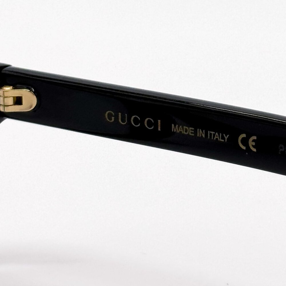 NEW GUCCI GG0635O 004 BLACK WOMEN EYEGLASSES GUCCI - Picture 10 of 11